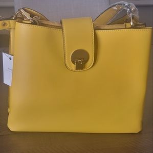 AFKOMST Yellow Handbag